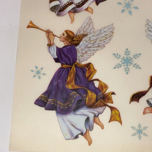 Tulip Rub-on Transfers Christmas Holiday Gorgeous Angels MPD 329 - Picture 6 of 10